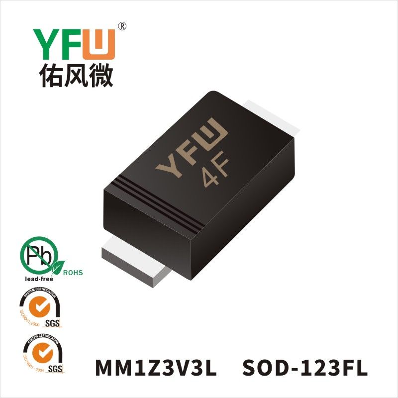 MM1Z3V3L  SOD-123FL稳压二极管 YFW佑风微原厂